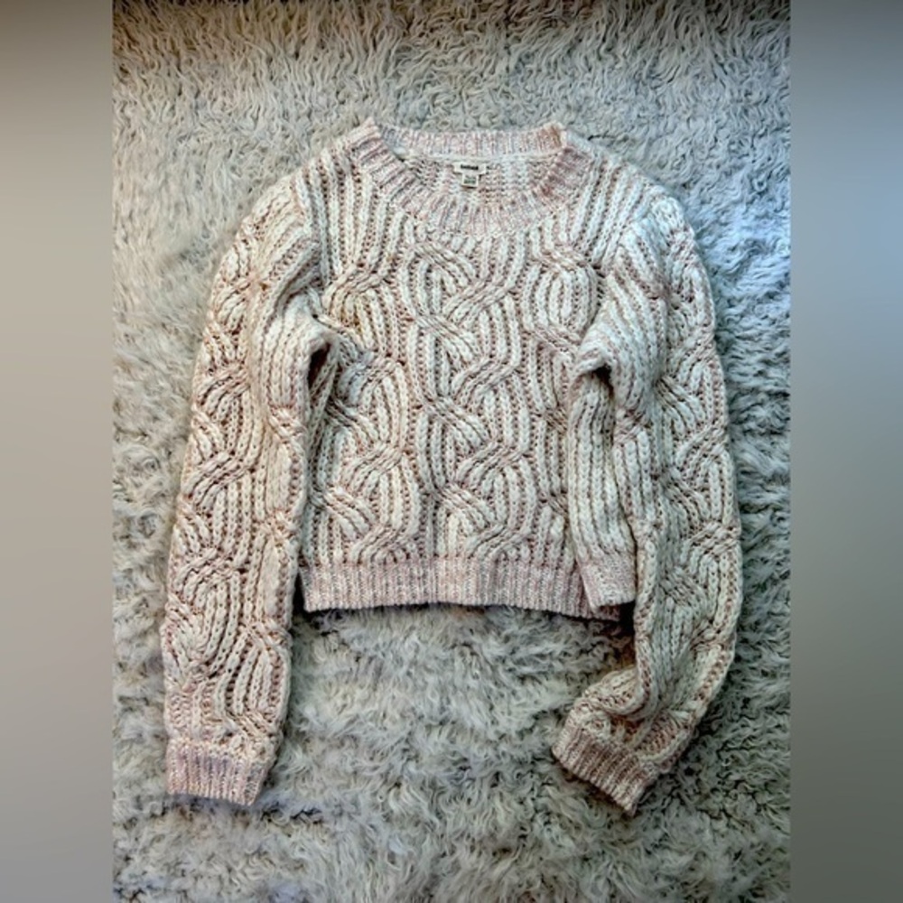 XS Garage knitted crop top sweater